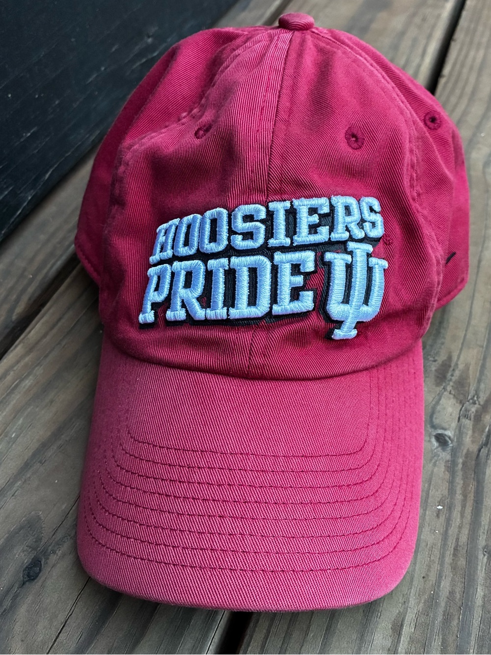 Indiana Hoosiers Nike Swish Dad cap “Hoosiers Pride IU” adjustable